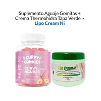Suplemento Aguaje Gomitas + Crema Thermohidra Tapa Verde -Lipo Cream Ni