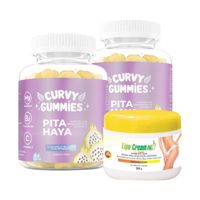 2 Suplemento Pita Haya Gomitas + Crema Quemador Tapa Amarilla Lipo Cream
