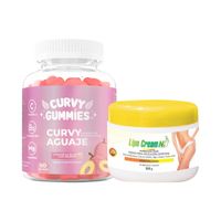 Suplemento Aguaje Gomitas + Crema Quemador Tapa Amarilla Lipo Cream