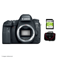 Cámara Canon EOS 6D Mark II (Solo cuerpo)  + Kit Básico de Accesorios
