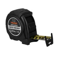 wincha contra impactos 5.5m flexómetro cinta métrica Cinta Negra 25 mm