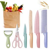 Set Cuchillos de Cocina 6 Piezas Acero Inoxidable