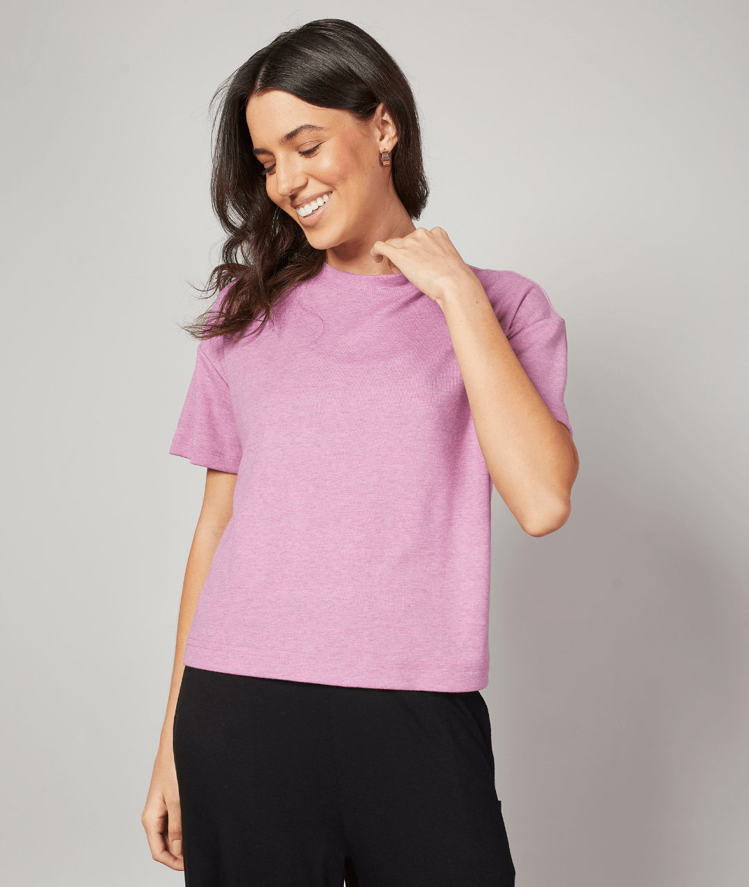 Polo Boxy Malva - M