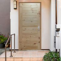 Puerta Exterior Pino Natural Imperial Pro 45x850x2070mm