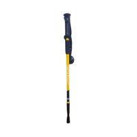 Bastón Trekking Recto ARKO con Roseta Camping Aventura Amarillo