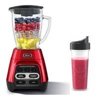 Licuadora Oster® roja con programas automáticos, tecnología reversible BLSTPYG1310RBG 220V (MEGA IMP