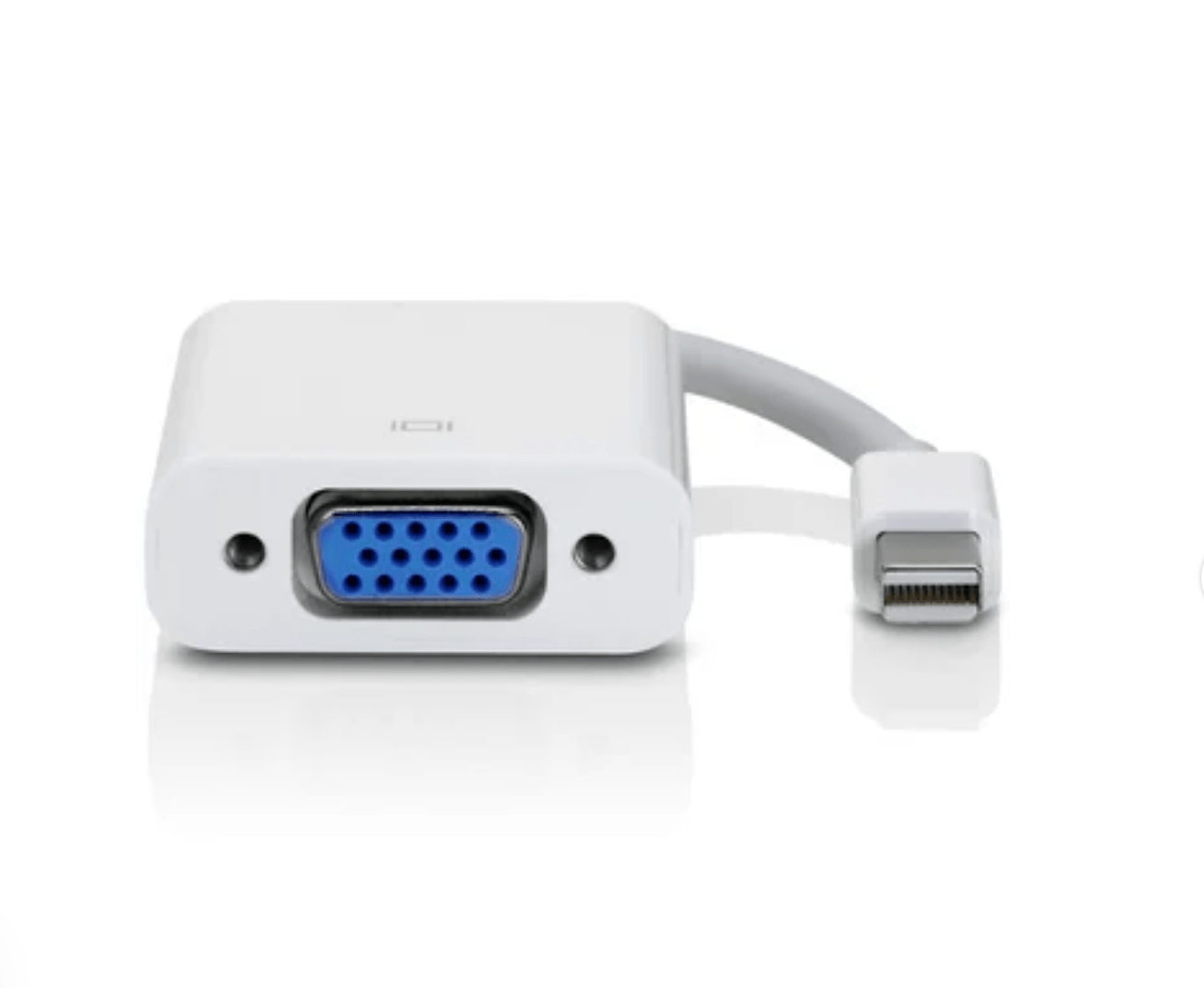 Adaptador Convertidor Mini Displayport A Vga Mdp A Vga Mac Blanco