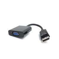Adaptador Convertidor Display Port Dp A Vga Dp Macho A Vga Negro