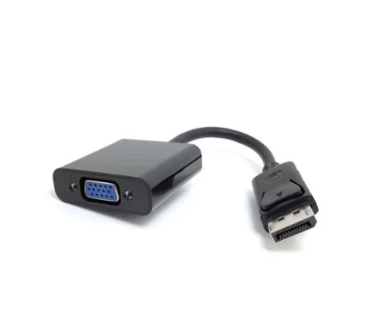 Adaptador Convertidor Display Port Dp A Vga Dp Macho A Vga Negro