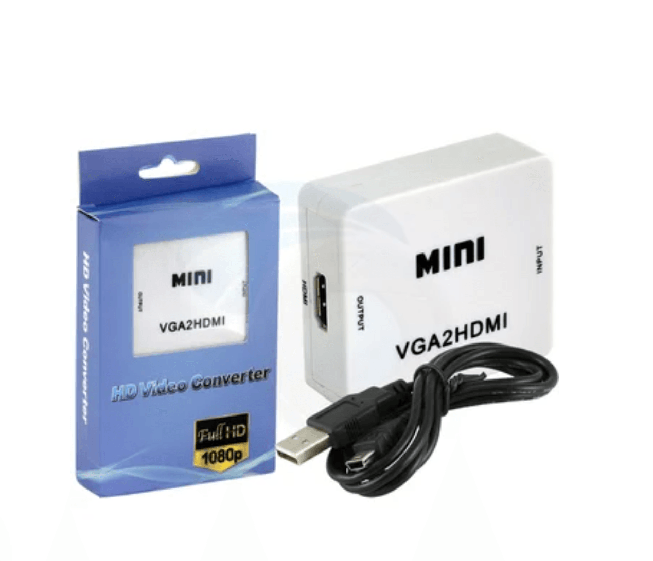 Convertidor Adapatador Vga A Hdmi Con Audio Full Hd Mini VGA2HDMI