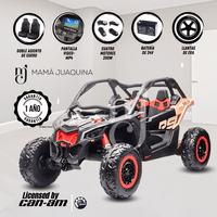 Carro a Batería 4x4 «CAN-AM VELOUIX» Licenciado - Negro
