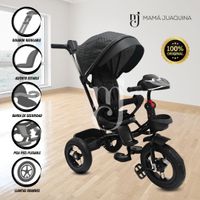 Triciclo Guiador para Niños «LETARTE» Negro