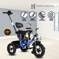 Triciclo Guiador para Niños «SPARRAW» Azul