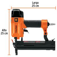 Kit engrapadora neumática calibre 18 manguera de aire 15m Truper