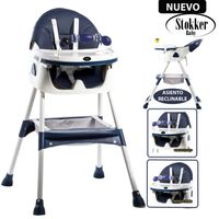 Silla de Comer VENUS  Reclinable Azul