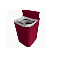 Funda / Forro Para Lavadoras Lona Grueso 10 - 15kg Guinda