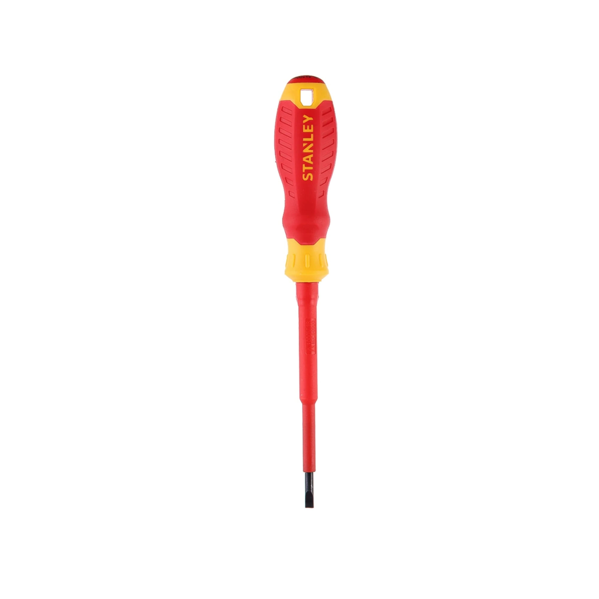 DESARMADOR DIELECTRICO AISLA 1000V 4"" MAGNETICO PUNTA PLANA STANLEY
