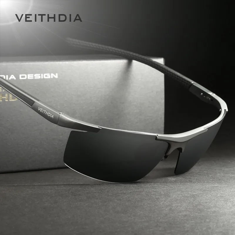 Lentes de Sol VEITHDIA Sniper - Polarizados - UV400 - Gris