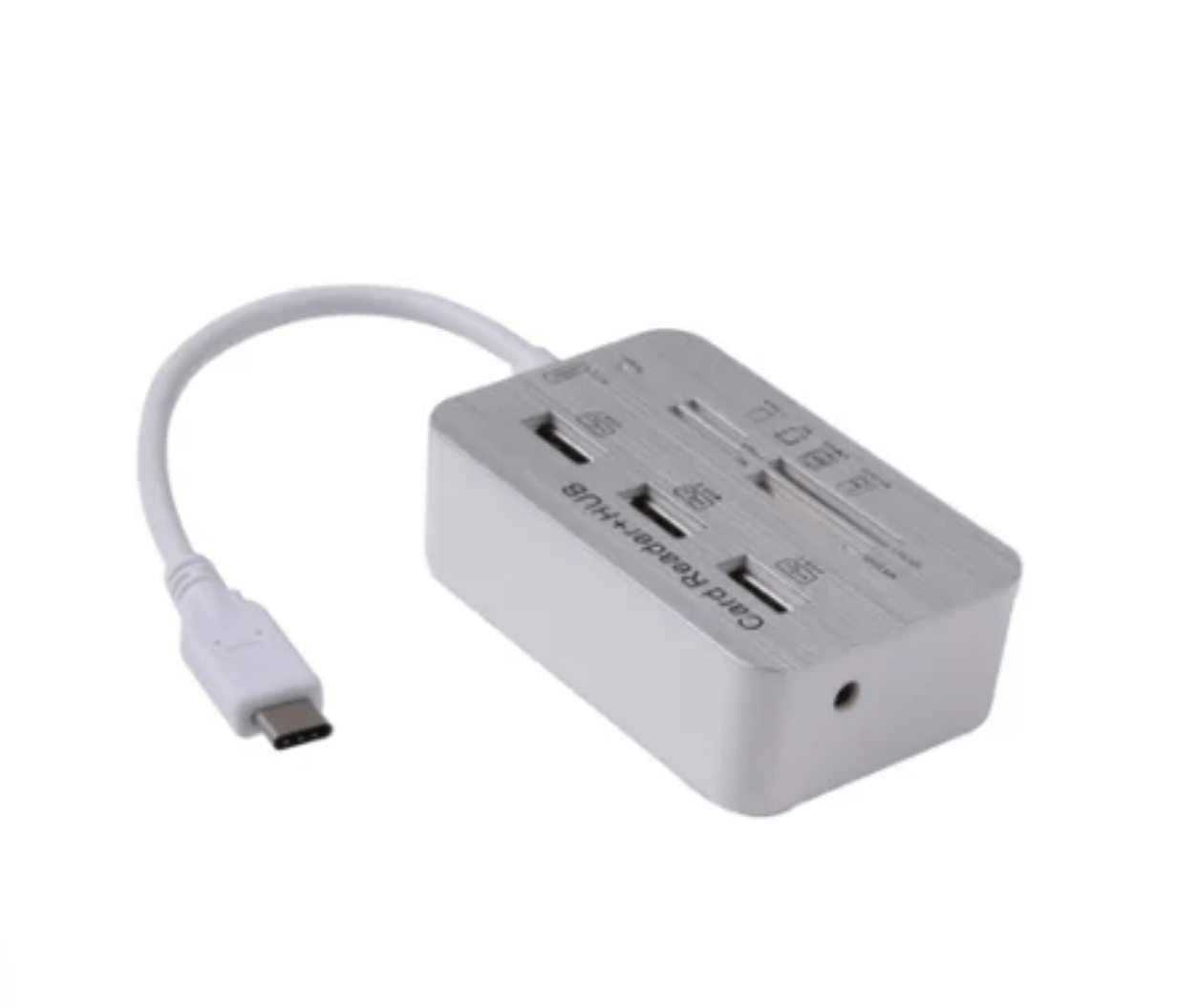 Lector de tarjetas tipo C Micro Sd,sd/mmc, Md, + hub 3 Puertos Usb 3.0