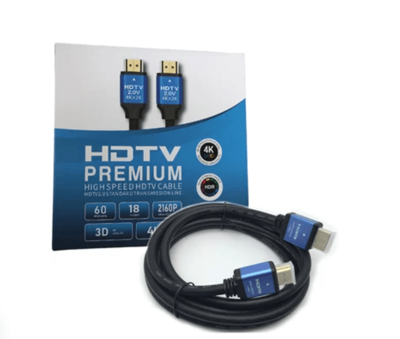 Cable Hdmi 2.0 4k Ultra Hd Alta Velocidad 3d 3 Metros 2160p - PVC