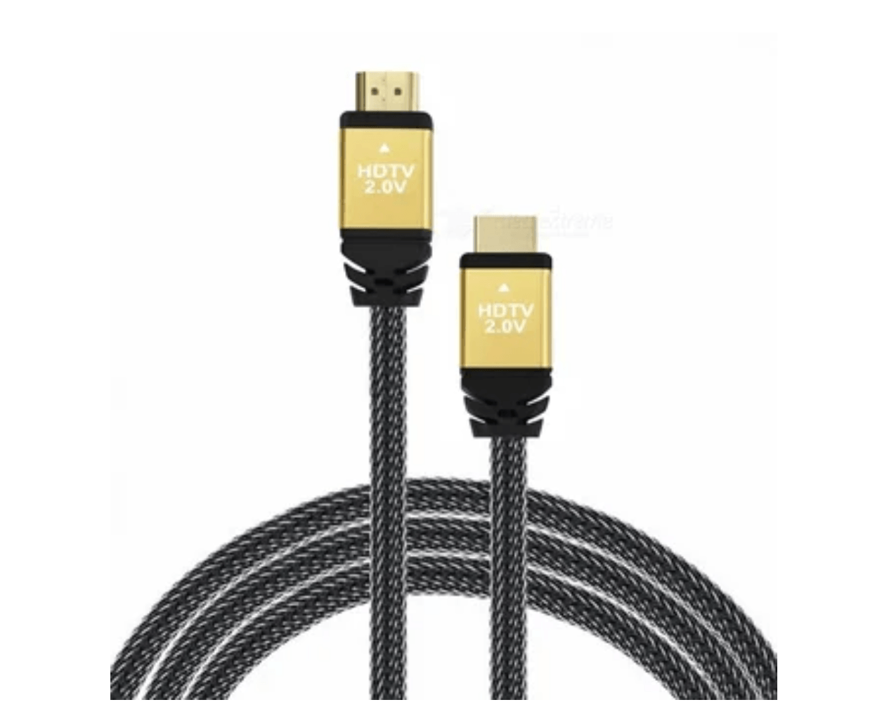 Cable HDMI 2M 2 Metros Ultra HD 3D 4k V2.0 2160P - Enmallado Gris