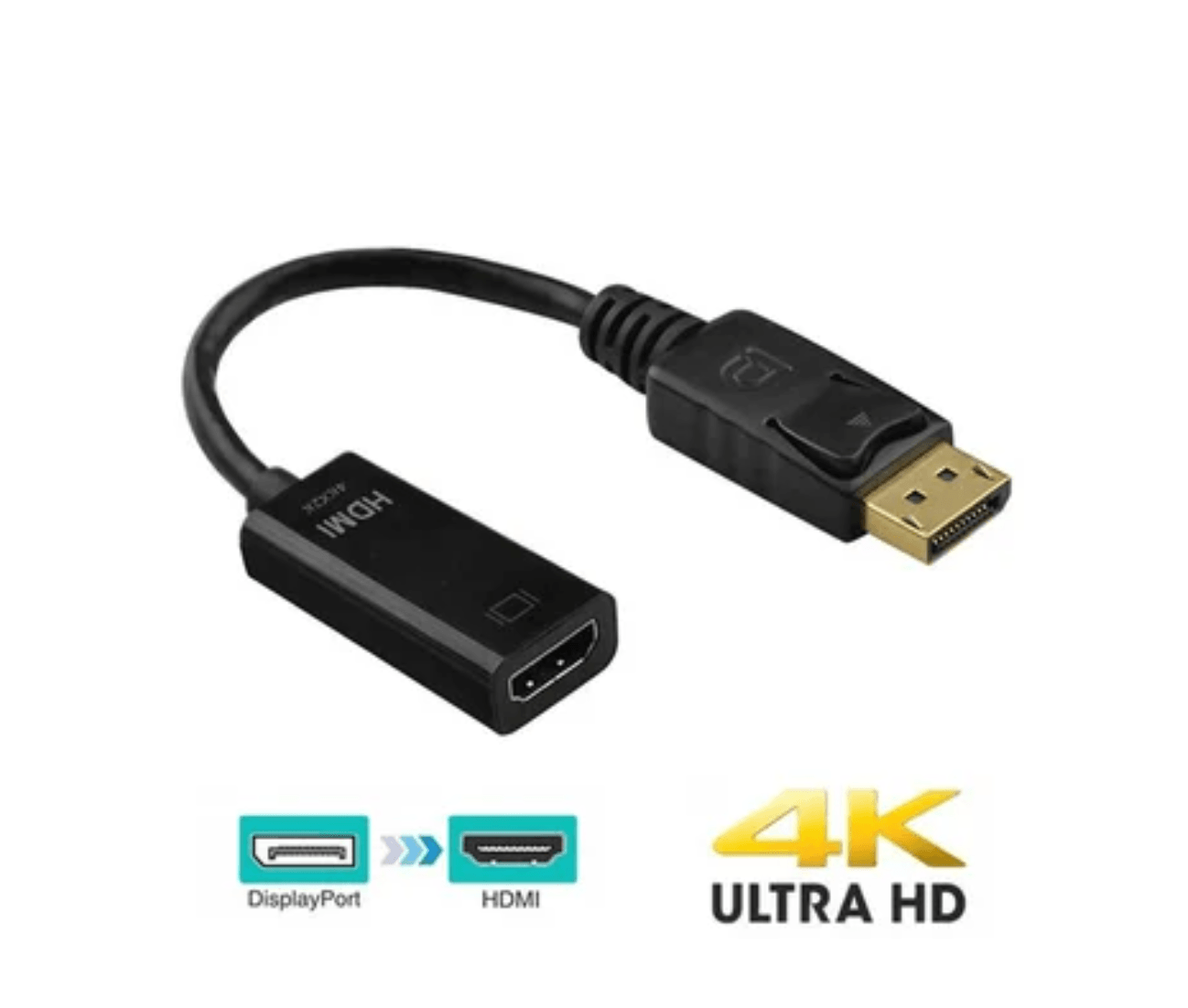 Adaptador Convertidor Display Port Dp A HDMI 4k ultra HD Dp A HDMI