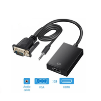 Convertidor Vga A Hdmi Con Audio Digital Full Hd 1080p