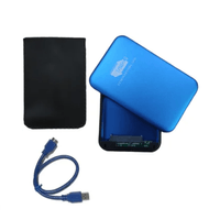 Case Disco Duro Externo Sata 2.5"" Usb 3.0 presion Laptop Portatil Azul