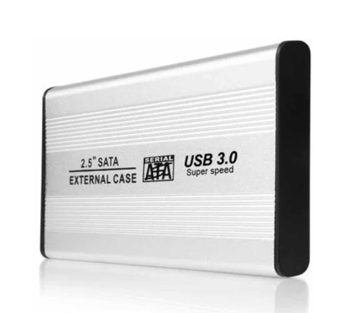 Case Disco Duro Externo Sata 2.5"" Usb 3.0 Laptop Pc Portatil Notebook - PLATA