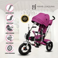 Triciclo Guiador para Niños «GLINDE» Violeta