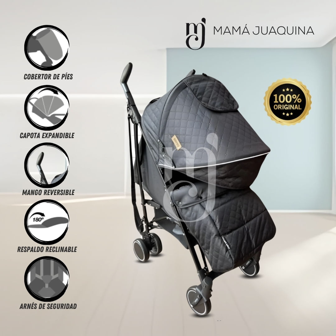 Coche Bastón Deportivo «SINNIA» Gris