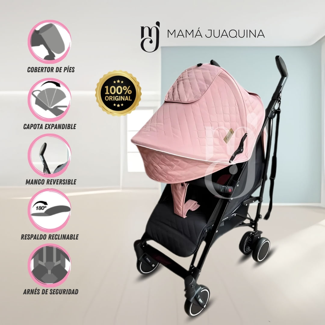Coche Bastón Deportivo «SINNIA» Rosa
