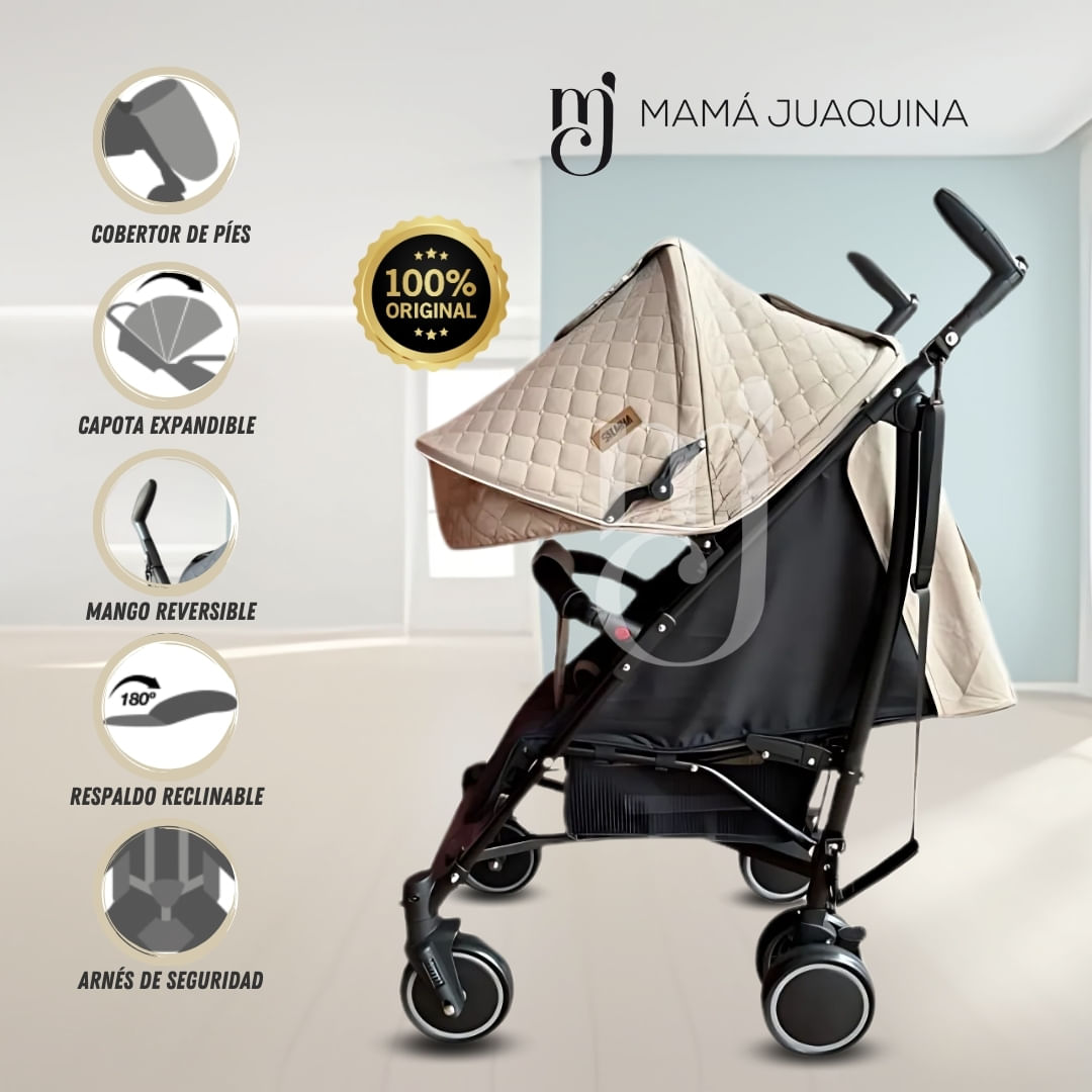 Coche Bastón Deportivo «SINNIA» Beige