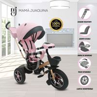 Triciclo Guiador para Niños «DOORO» Rosa