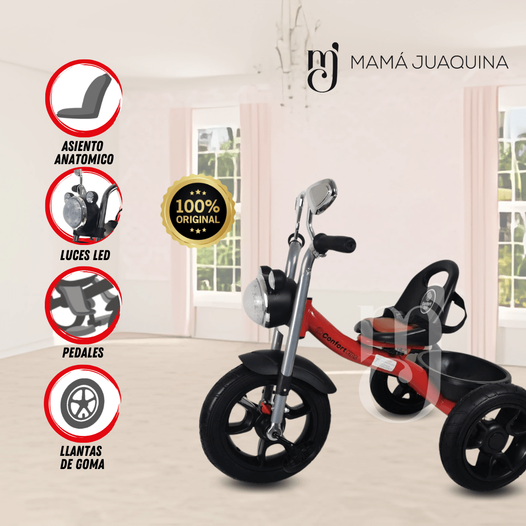 Triciclo Chavito Musical «ROLLER STAR» Rojo