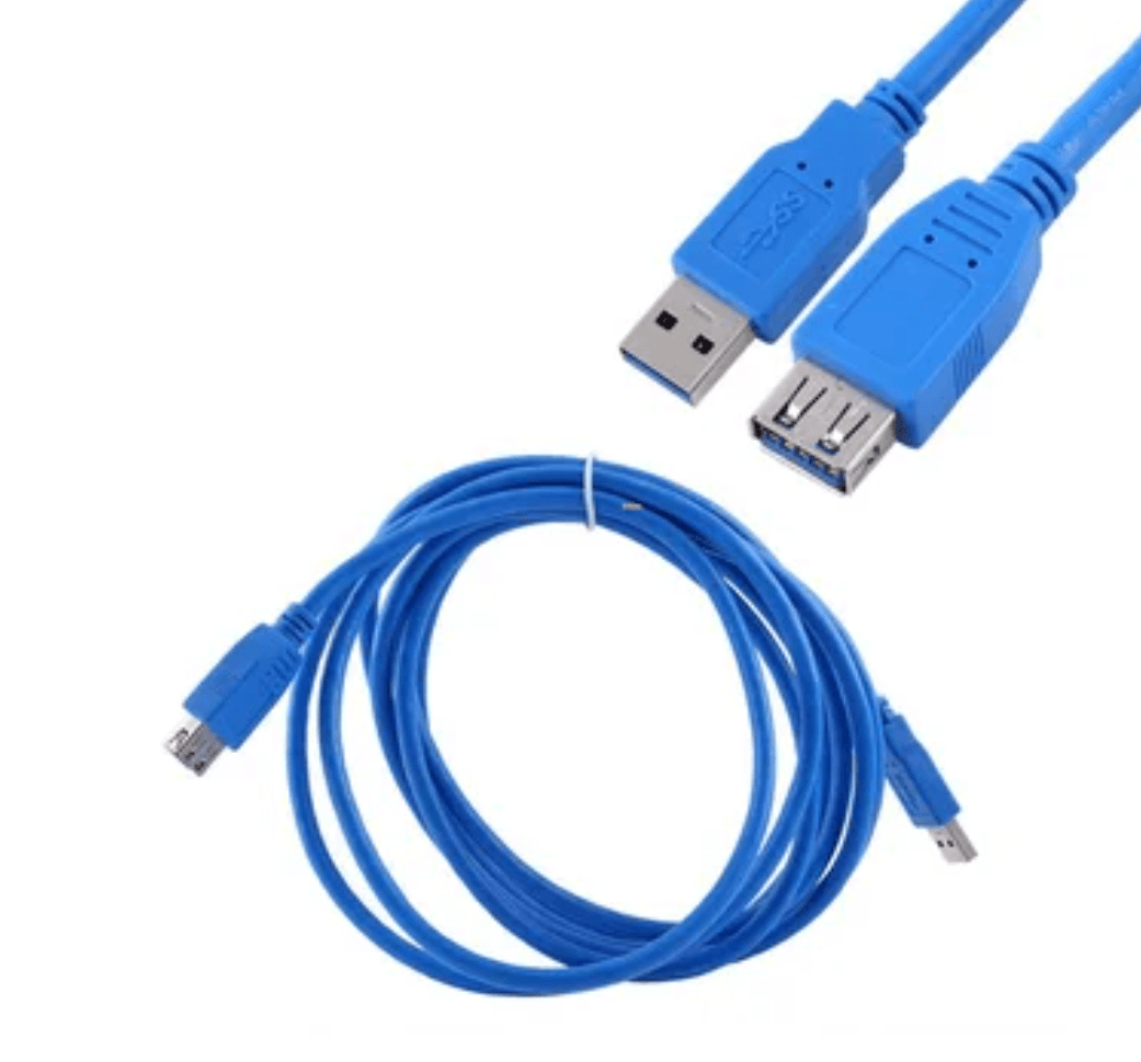 Cable Extensión Usb 3.0 Macho A Hembra 5 Metros - Azul