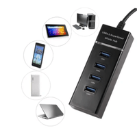Hub 4 Puertos Usb 3.0 5gbps 30 Cm Indicador Led Super Speed