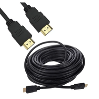 Cable HDMI 15 Metros Full HD 3D V1.4 PVC negro HDMI a HDMI