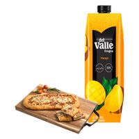 Pack Focaccia de Tomate 1un + Bebida FRUGOS Sabor a Mango Caja 970ml