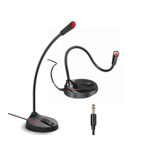 Micrófono Plug 3.5 Mm Pc Profesional De Escritorio Laptop
