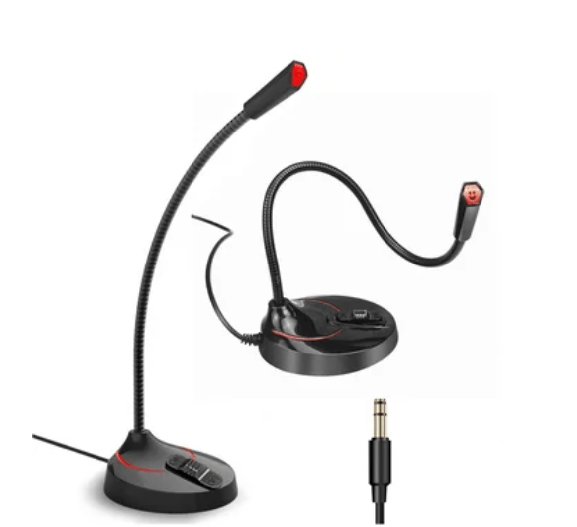 Micrófono Plug 3.5 Mm Pc Profesional De Escritorio Laptop