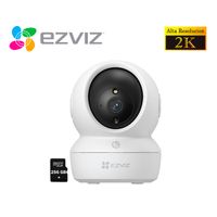 Ezviz Cámara Wifi H6C PRO 3MP Gira 360 Boton Llamada + Micro SD 256Gb