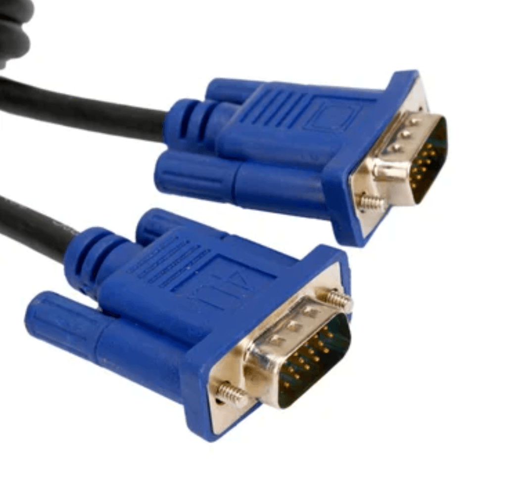 Cable Vga - Vga 20M Metros 15 Pines Doble Filtro Macho A Macho - Negro