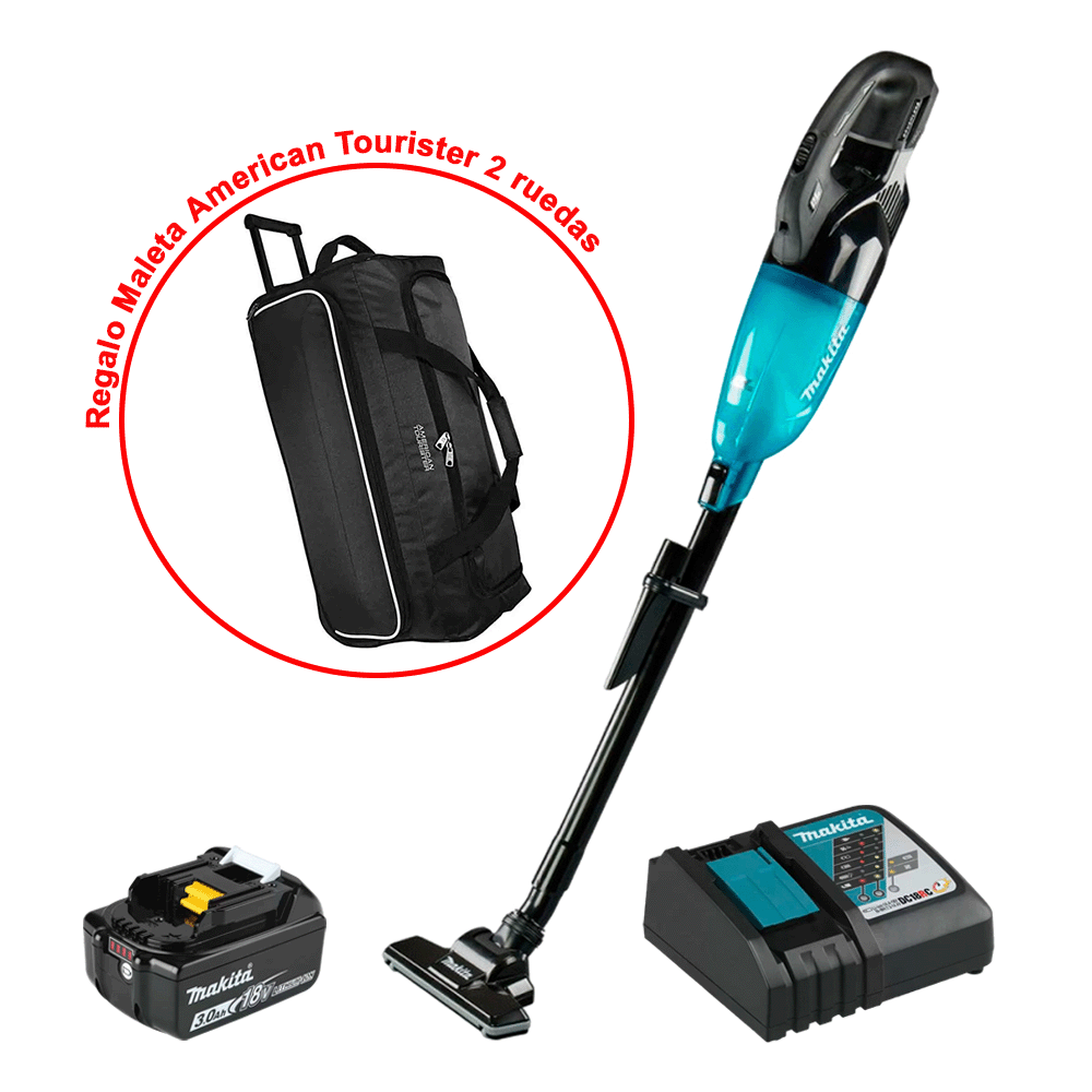 Aspiradora 18V LXT Makita DCL283FZB + Batería 18V + Cargador