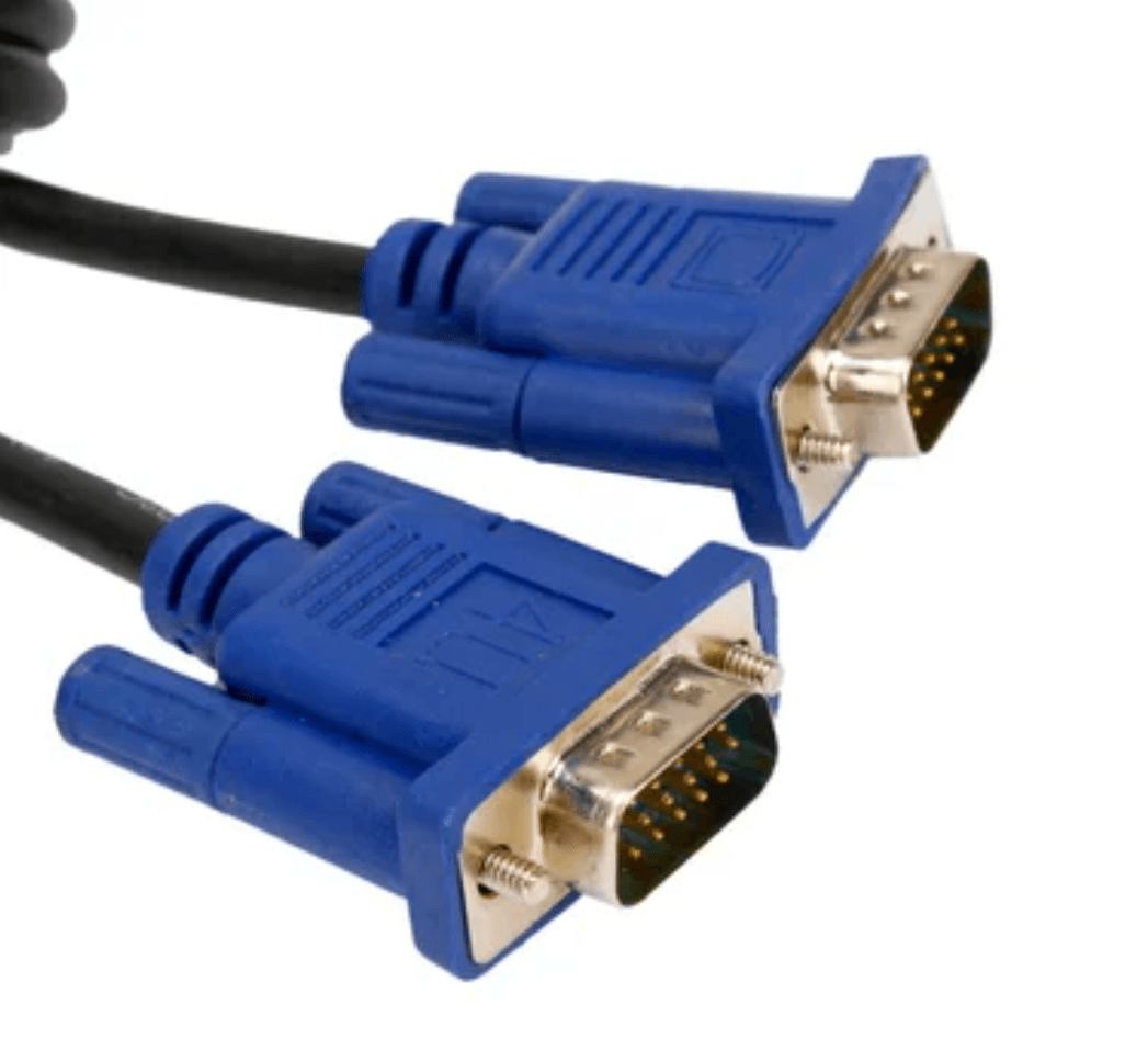 Cable Vga - Vga 15M Metros 15 Pines Doble Filtro Macho A Macho - Negro