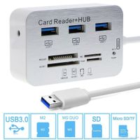 Lector de tarjetas USB 3.0 Micro Sd, sd/mmc, + hub 3 Puertos Usb 3.0