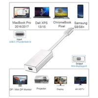 Adaptador Convertidor Usb C Tipo C A Mini Displayport tipo C a Mdp