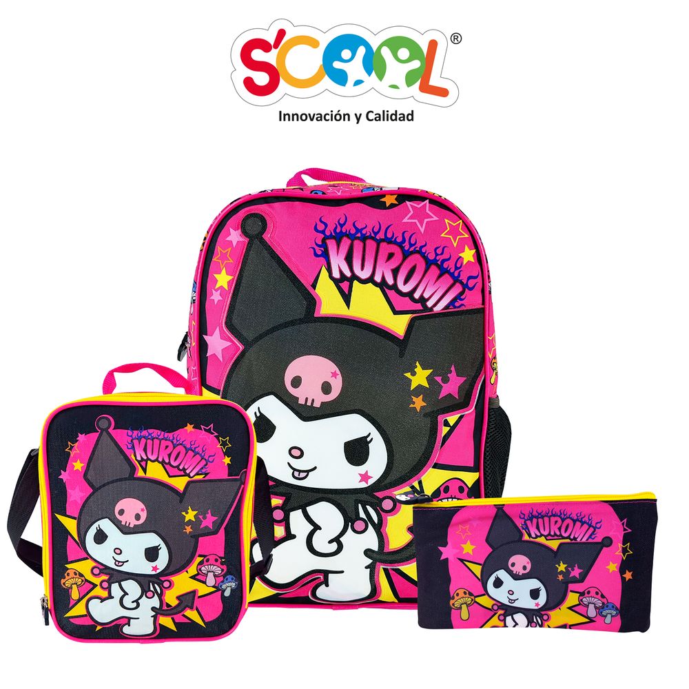 Mochila Kuromi Tela Pvc