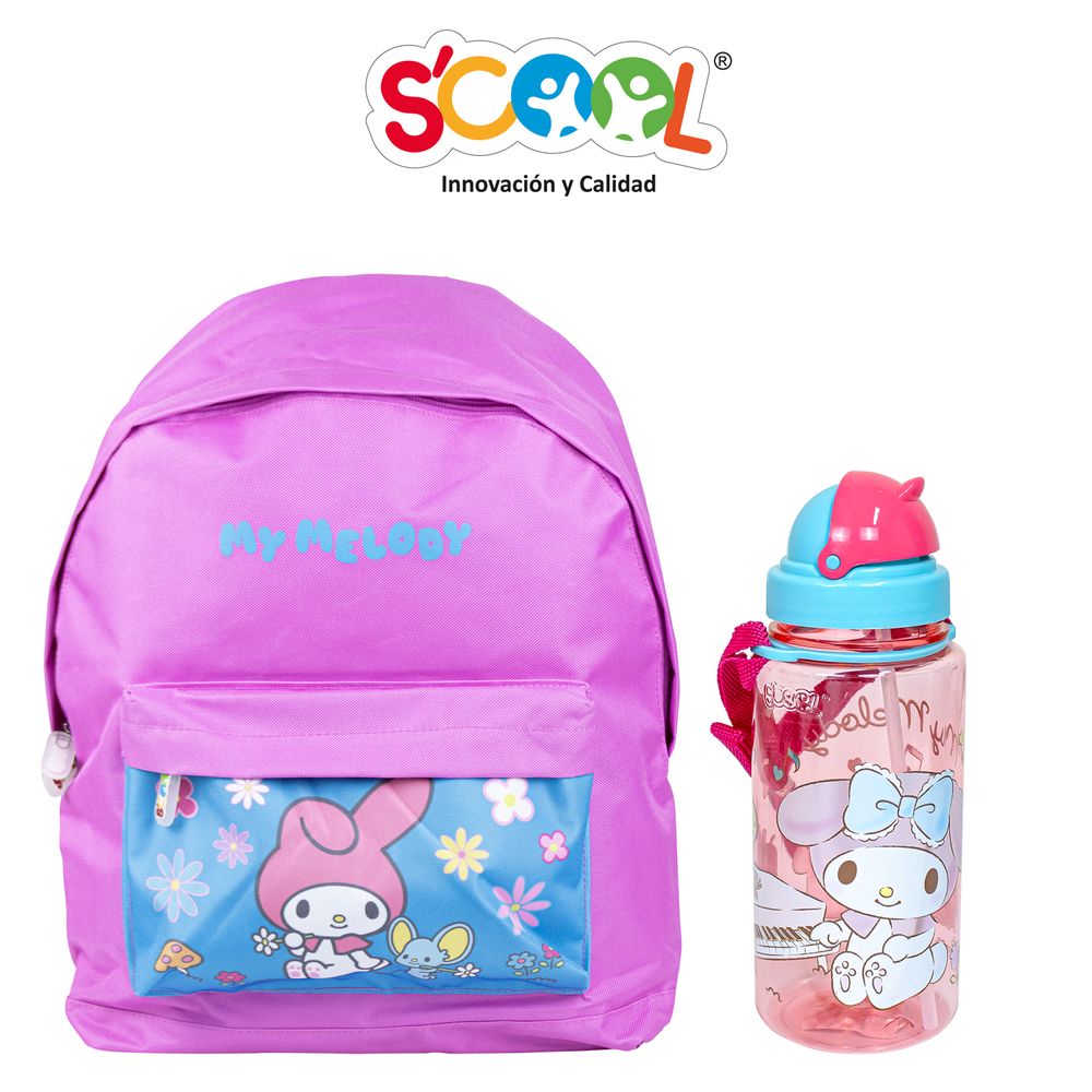 Mochila Melody Tela + Botella