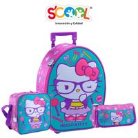 Set Maleta Hellokitty Ranger Dlx Tela 3D